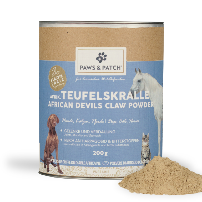 PAWS&PATCH - Teufelskralle Pulver 200g für Hunde, Katzen & Pferde