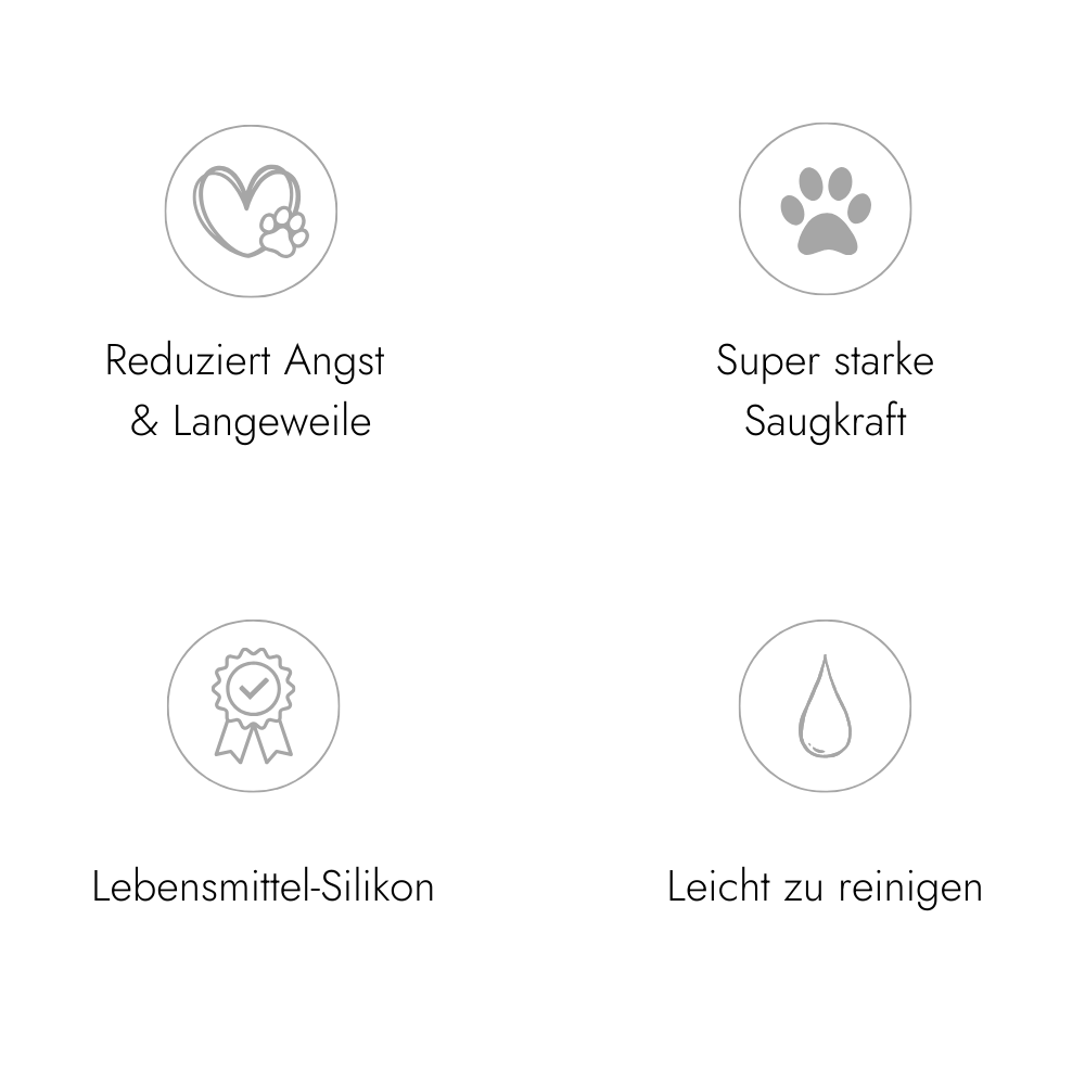 Leckmatte | Schleckmatte für Hunde in Altrosa