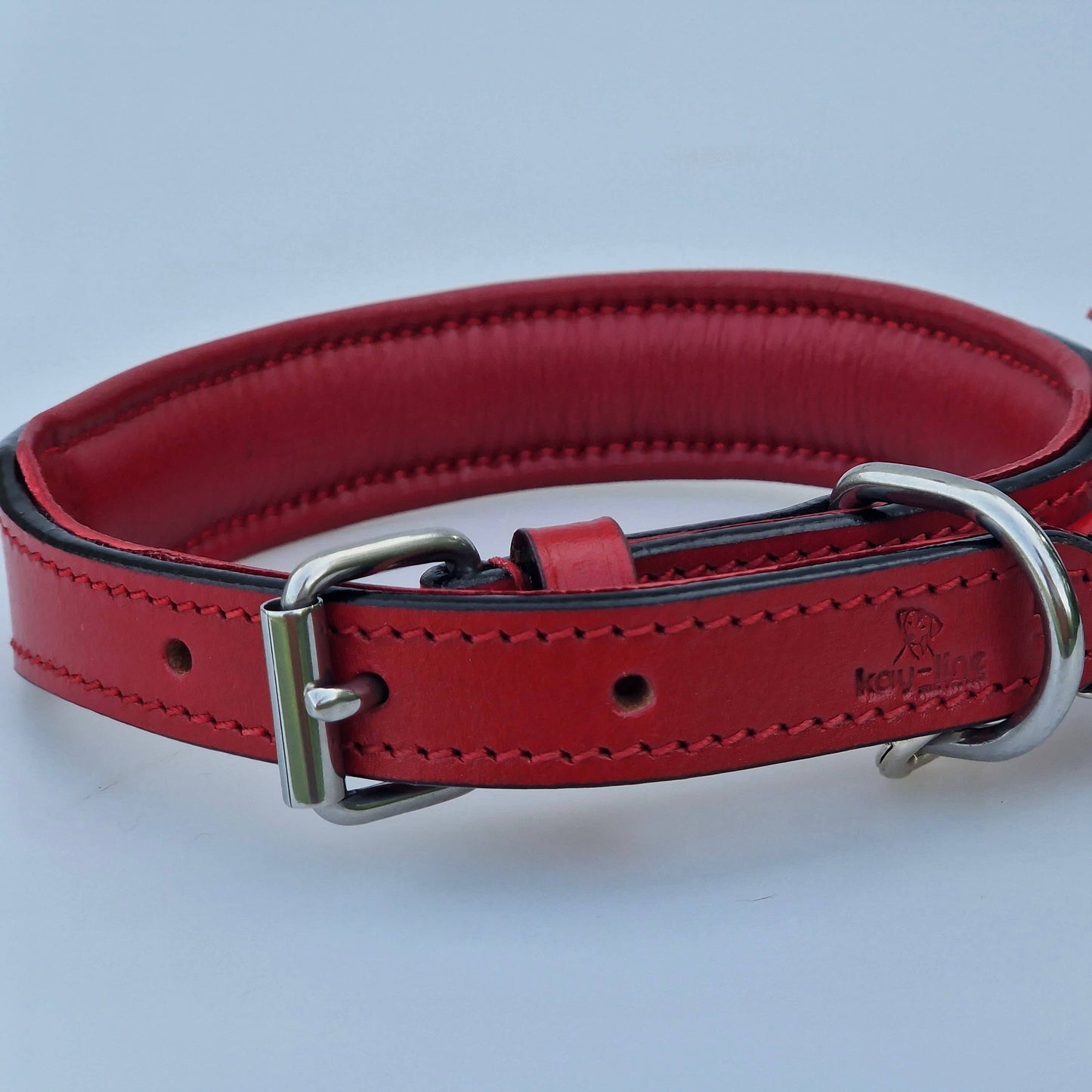 Kay-Line - Leder Halsband RED PEPPER