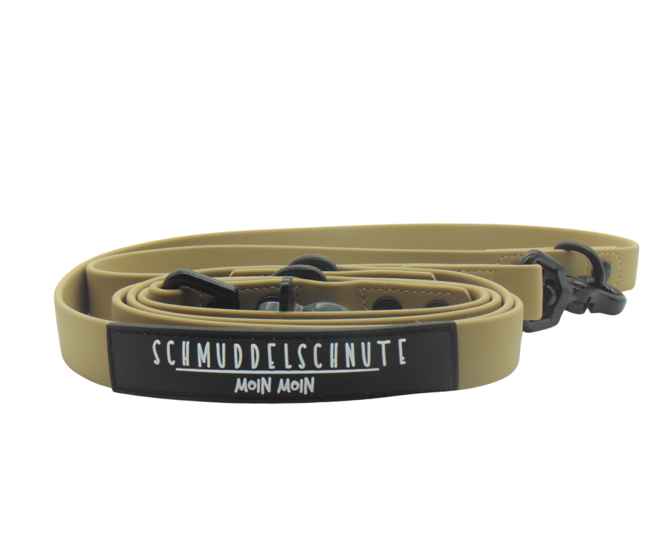 Schmuddelschnute - Hundeleine "Schietwedda" Khaki