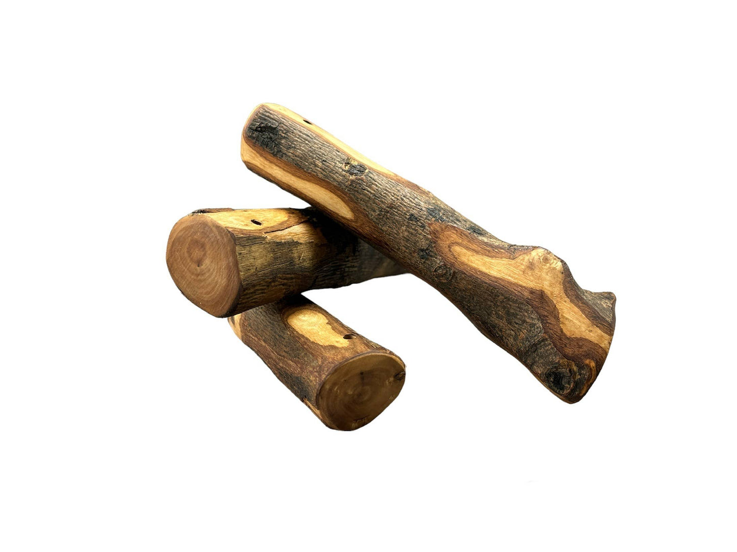 olivenholz-erleben - Kauknochen RUSTY Ø ca. 3 bis 4 cm / 16 – 18 cm, Olivenholz