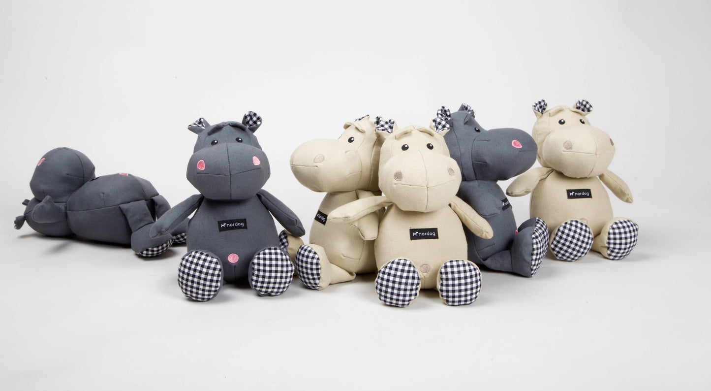 Nordog - Henny Das Hippo - Grau - Kuscheltier für Hunde