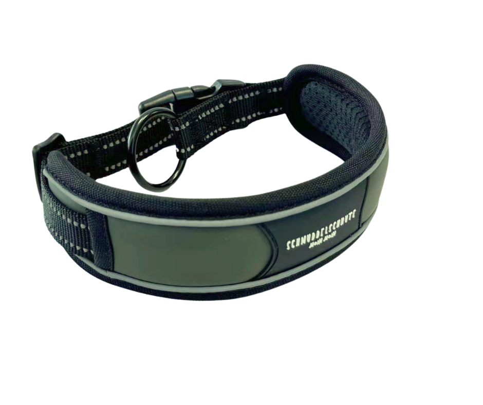 Schmuddelschnute - Hundehalsband "Allwedda" Olive
