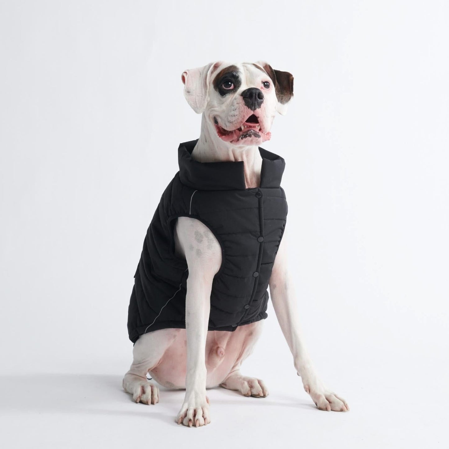 WarmShield wasserabweisende Jacke, Schwarz
