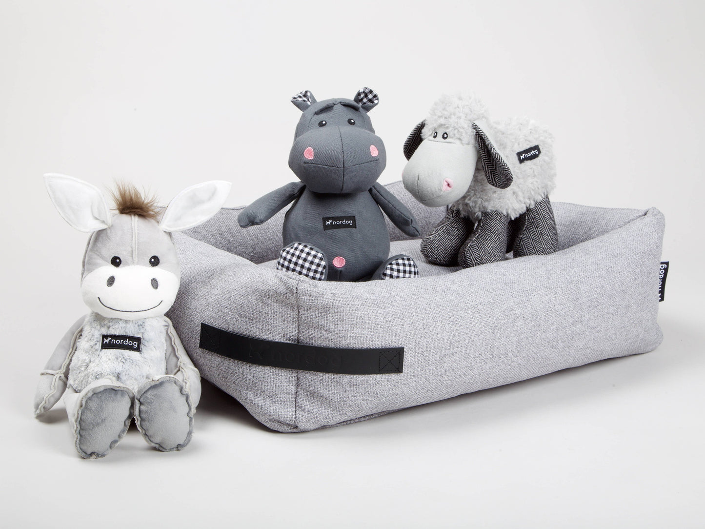 Nordog - Henny Das Hippo - Grau - Kuscheltier für Hunde