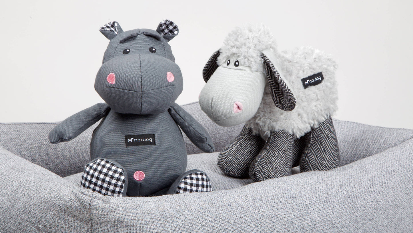 Nordog - Henny Das Hippo - Grau - Kuscheltier für Hunde