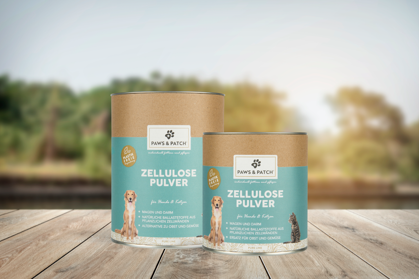 Paws & Patch - Zellulose Pulver Für Hunde Und Katzen