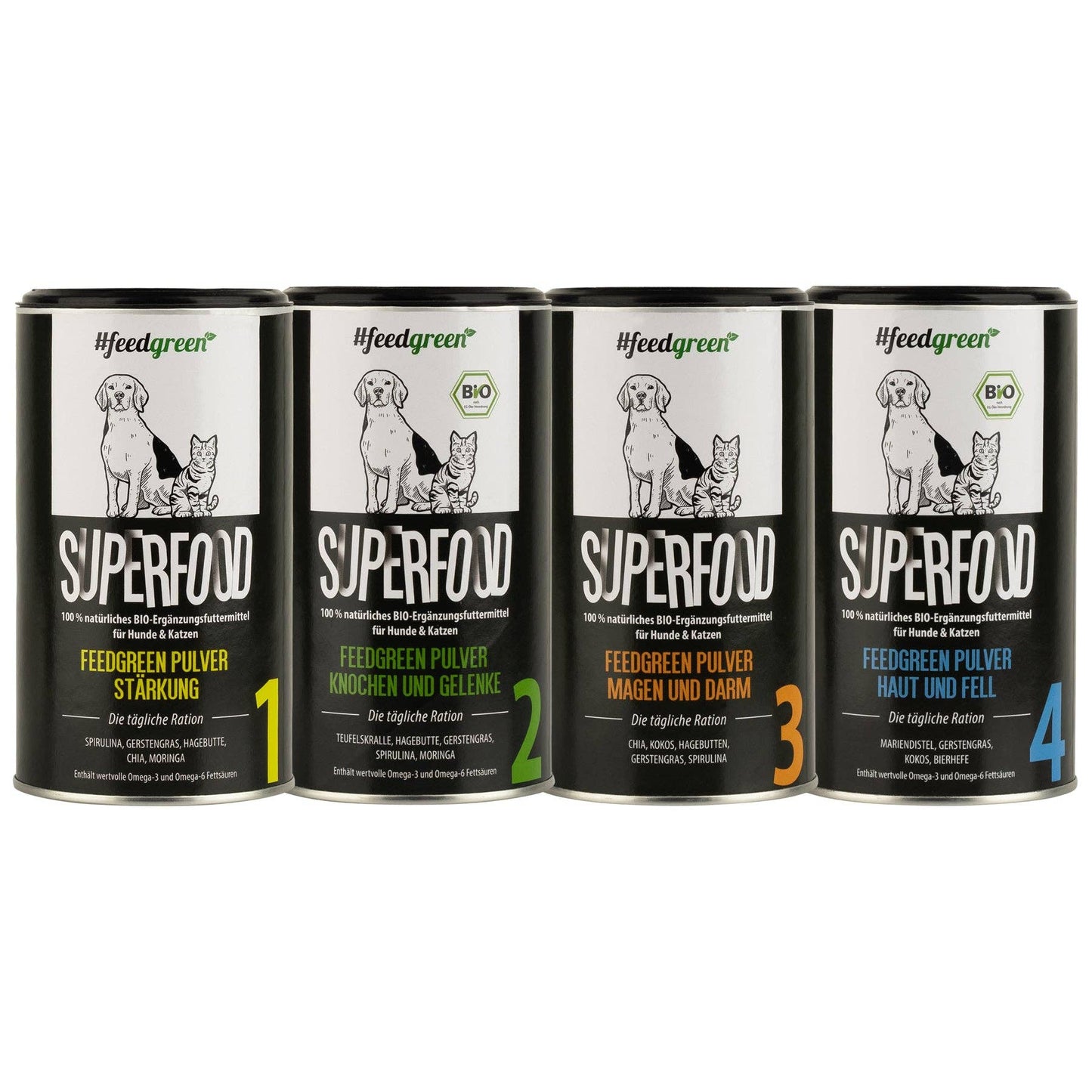 FeedGreen BIO - Ergänzungsfuttermittel Haut & Fell