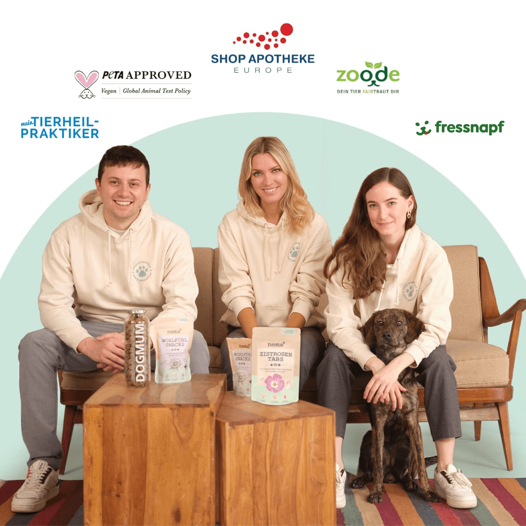 Noms+ - Wohlfühltabs für Hunde bei Stress, Angst & Unruhe