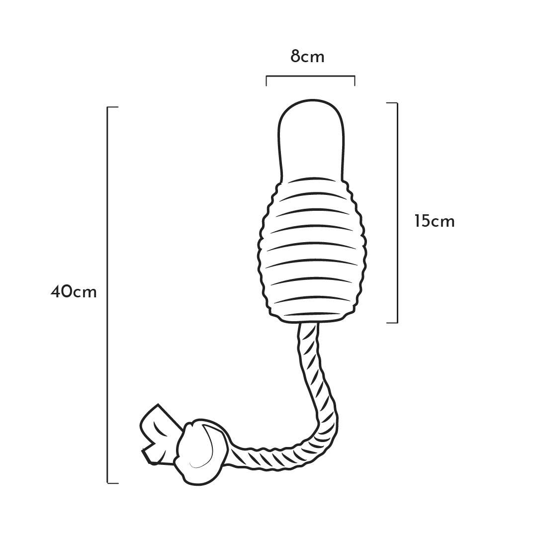 Retorn - Rub Bouncy & Rope Hundespielzeug