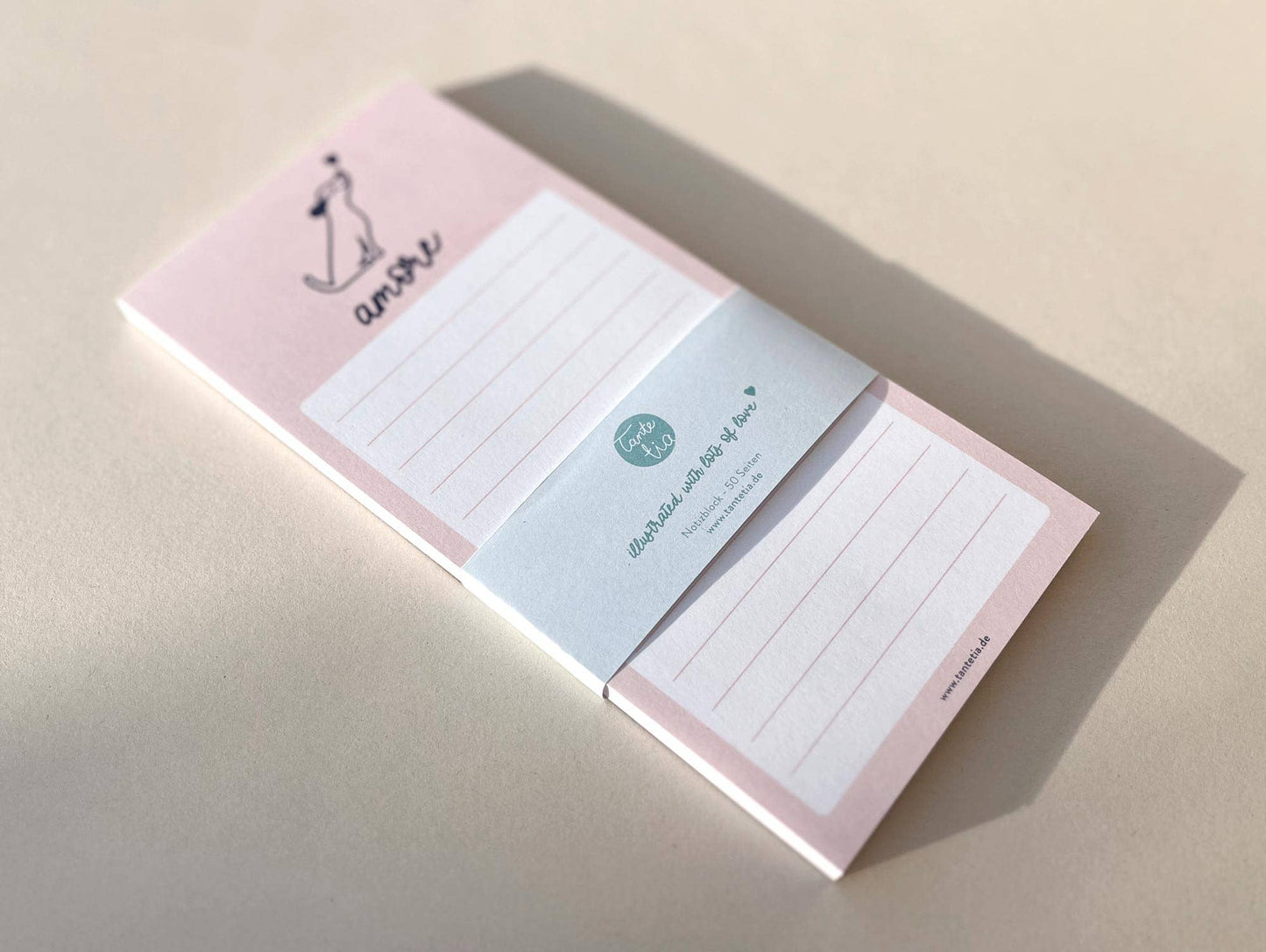 Tante Tia - Notizblock AMORE / Abreißblock / To Do Liste
