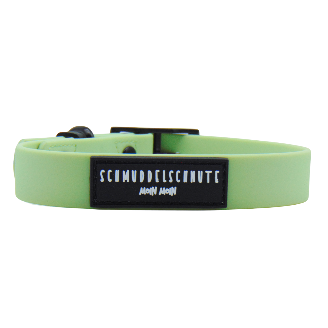 Schmuddelschnute - Hundehalsband "Schietwedda" Mint