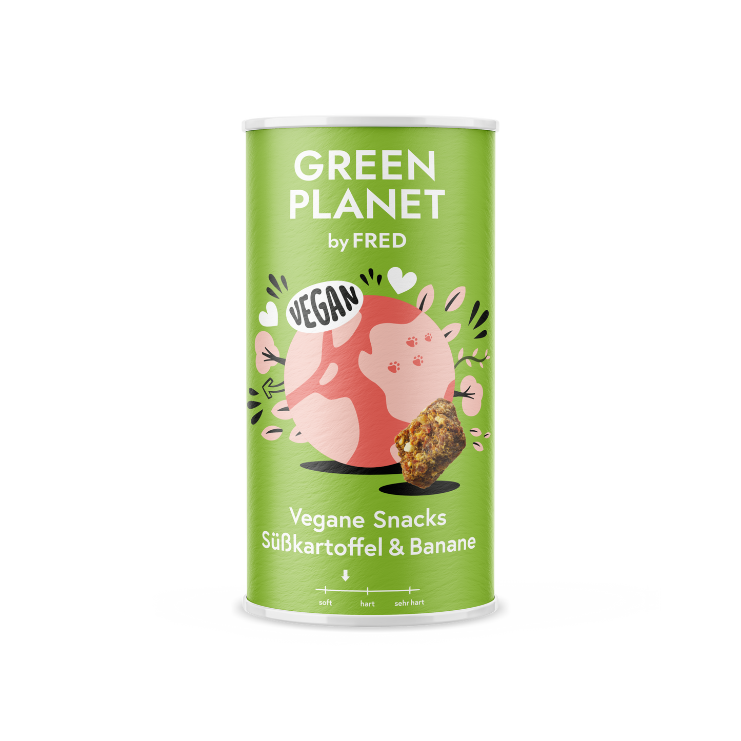 FRED - Vegane Snacks Süßkartoffel & Banane - Ergänzungsfutter für Hunde jeden Alters - 210g