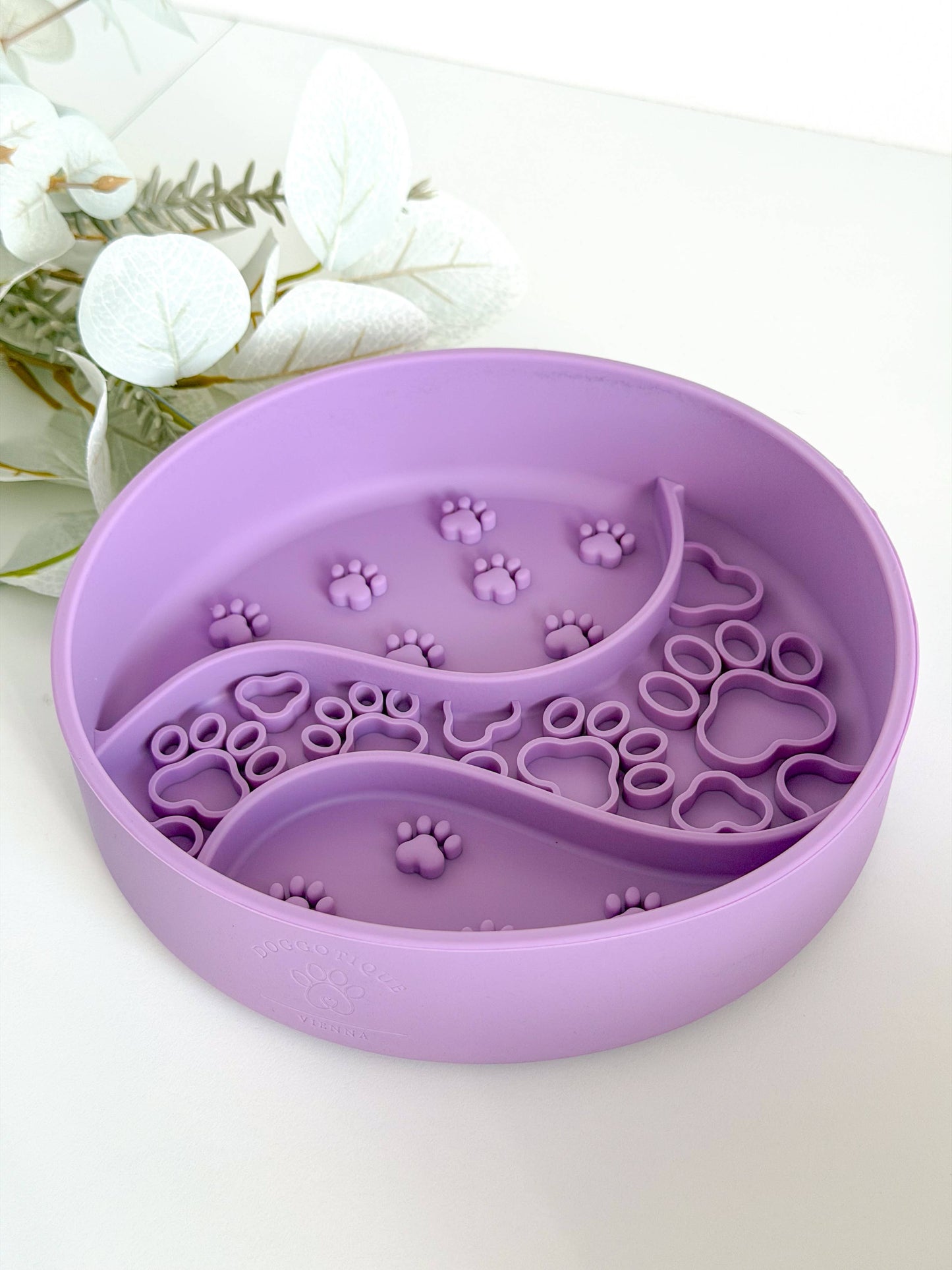 Doggotique - Slow Bowl Doggo Paws, Futternapf für Hunde, Futtermatte