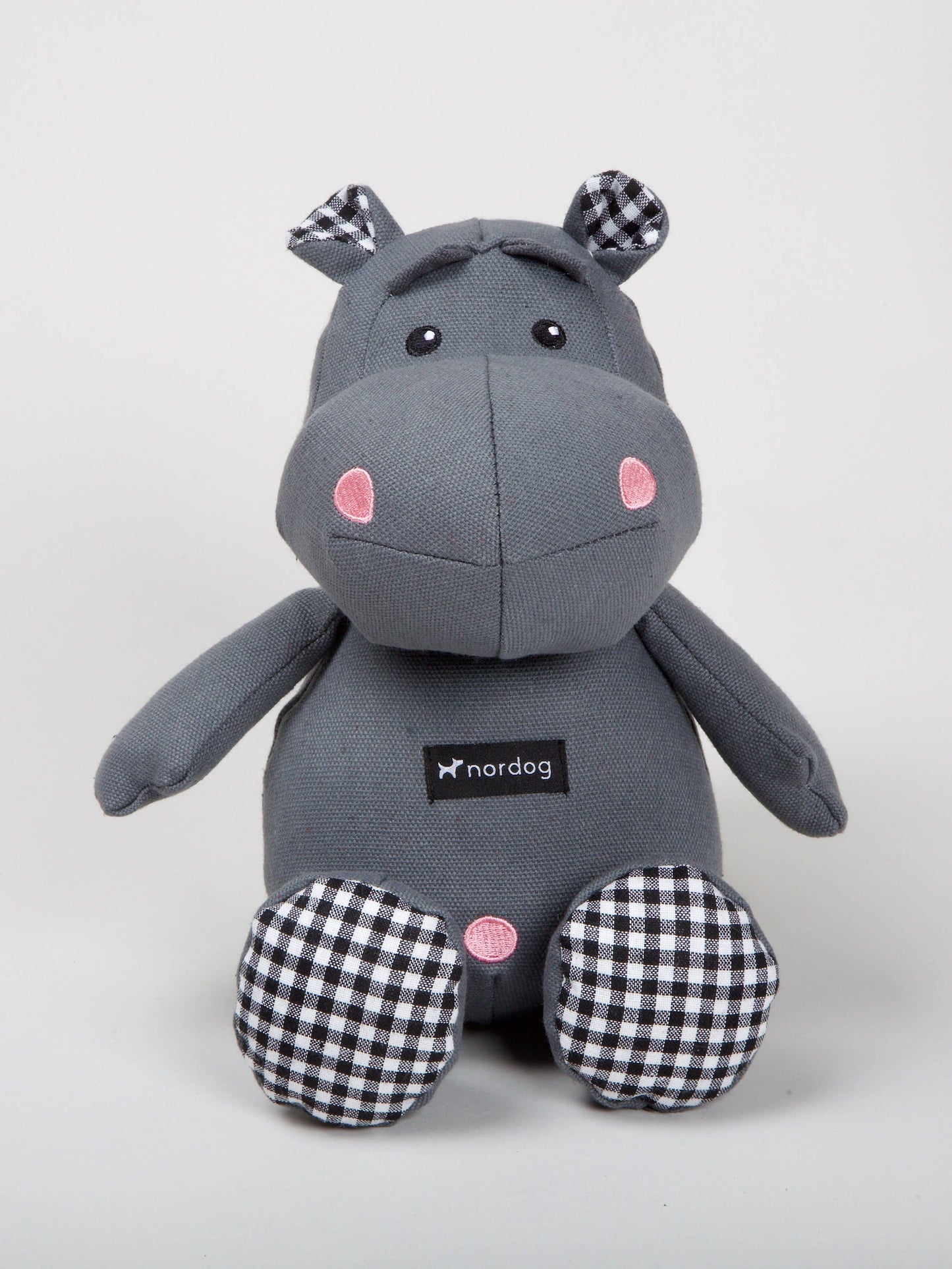 Nordog - Henny Das Hippo - Grau - Kuscheltier für Hunde