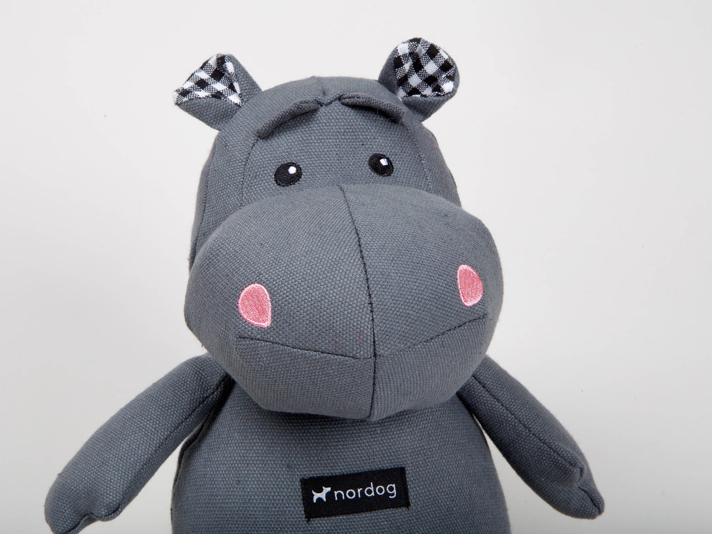 Nordog - Henny Das Hippo - Grau - Kuscheltier für Hunde