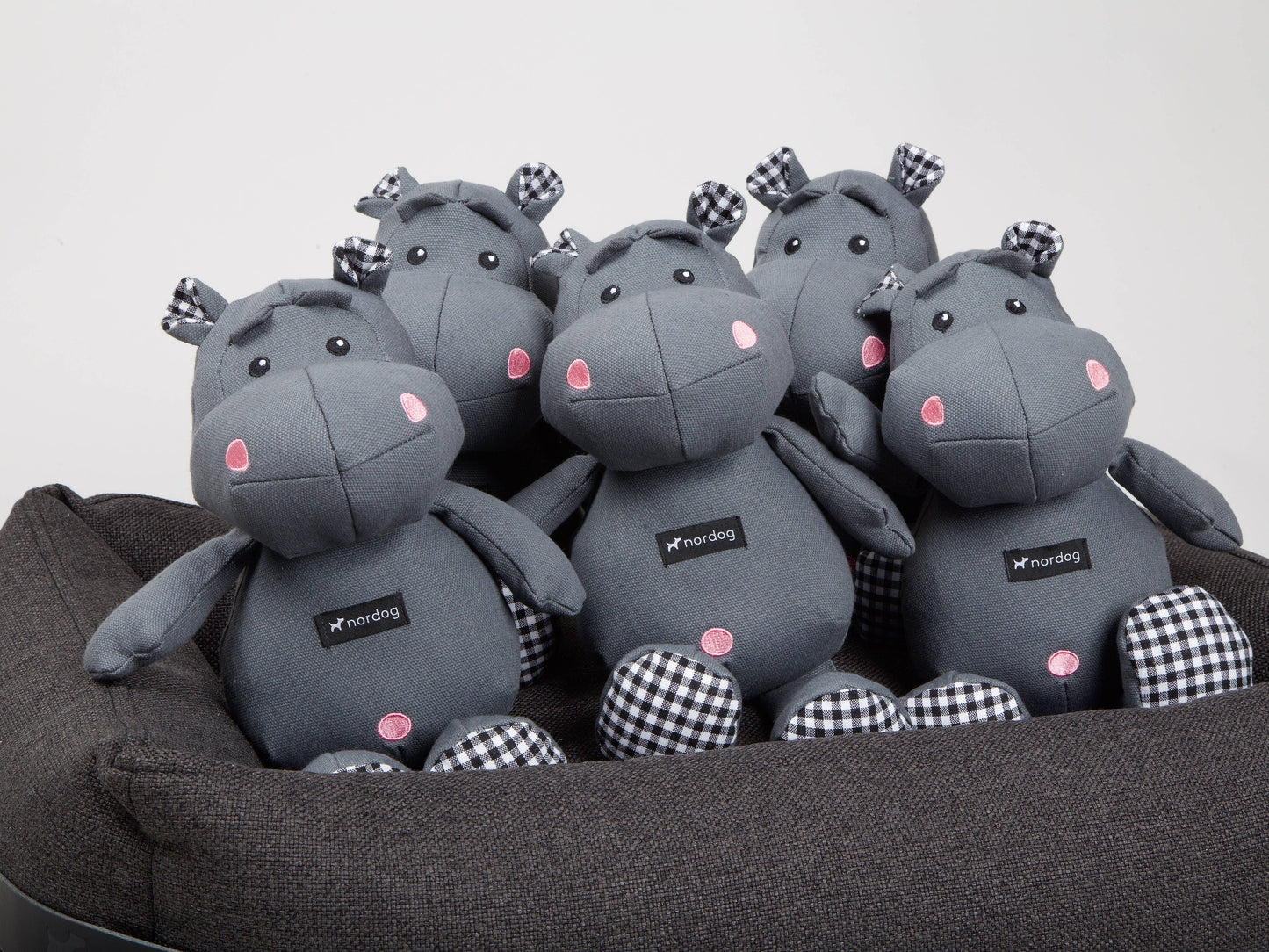 Nordog - Henny Das Hippo - Grau - Kuscheltier für Hunde