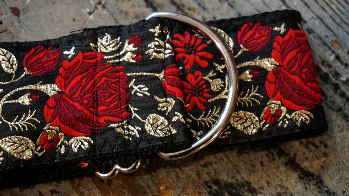 Hundsfutter - Breites Hundehalsband, limitierte Auflage, handgemacht
