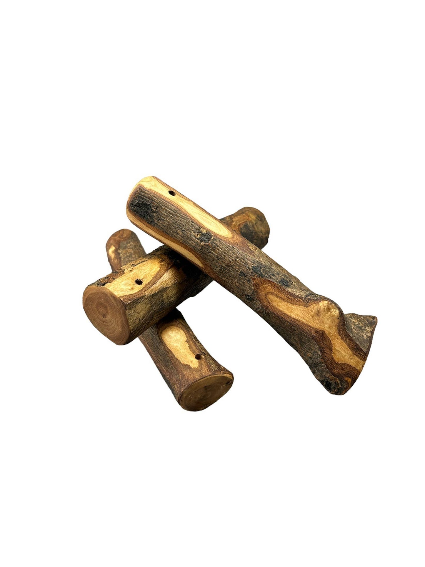 olivenholz-erleben - Kauknochen RUSTY Ø ca. 3 bis 4 cm / 16 – 18 cm, Olivenholz