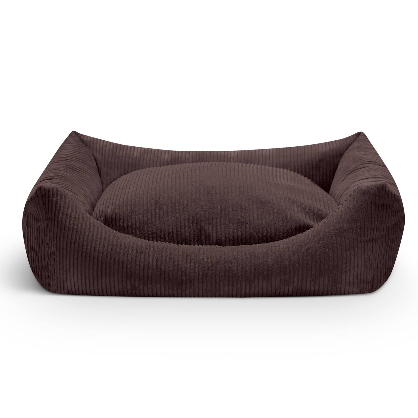 Mocadu - Orthopädisches Hundebett Cord - Hundekissen | Schokobraun