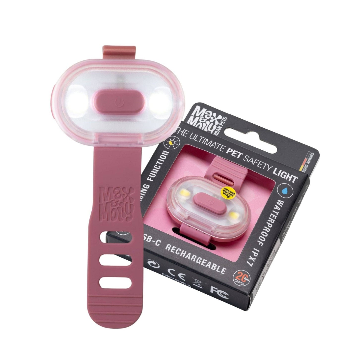 Max&Molly - Matrix 2.0 Ultra LED - Sicherheitslicht Rose
