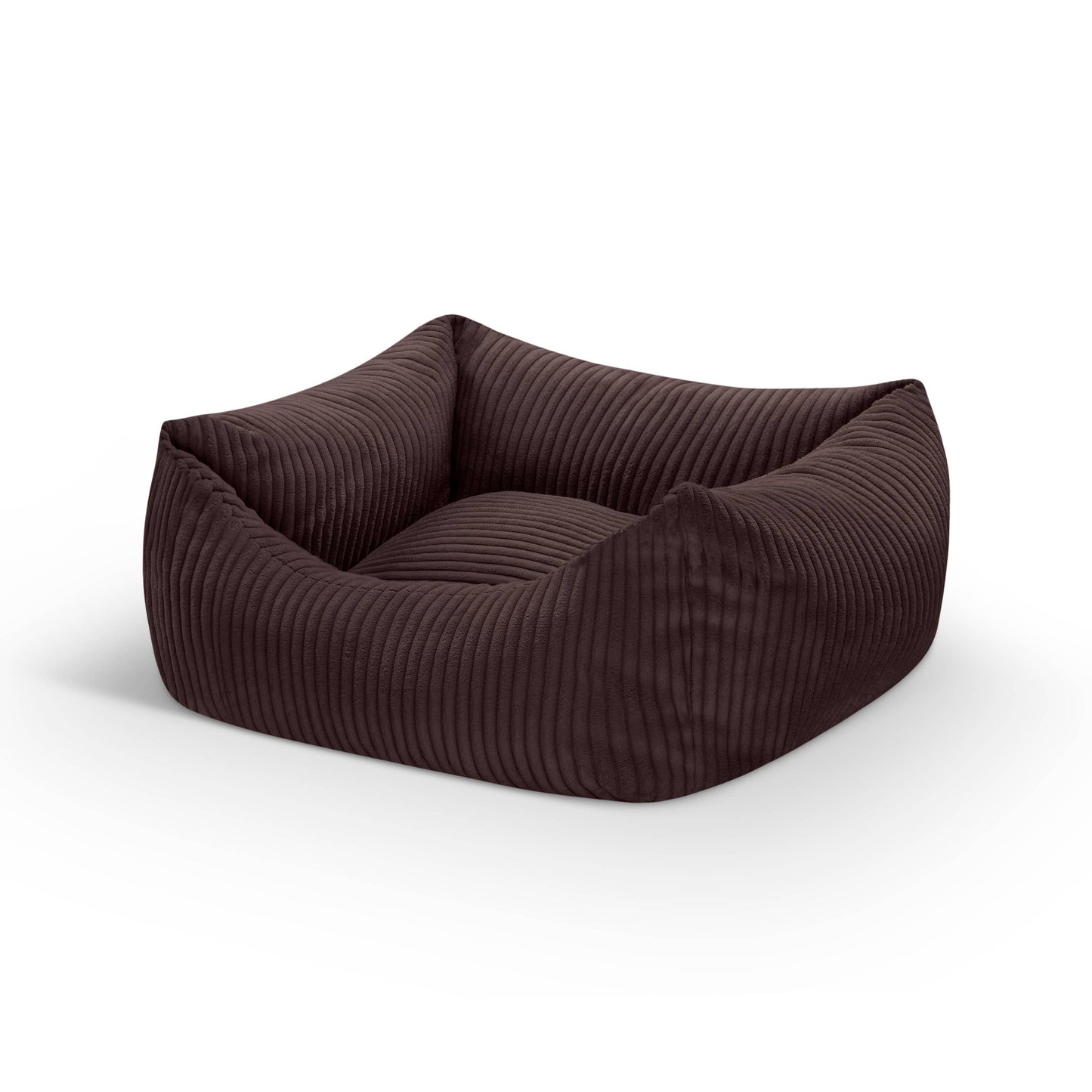 Mocadu - Orthopädisches Hundebett Cord - Hundekissen | Schokobraun