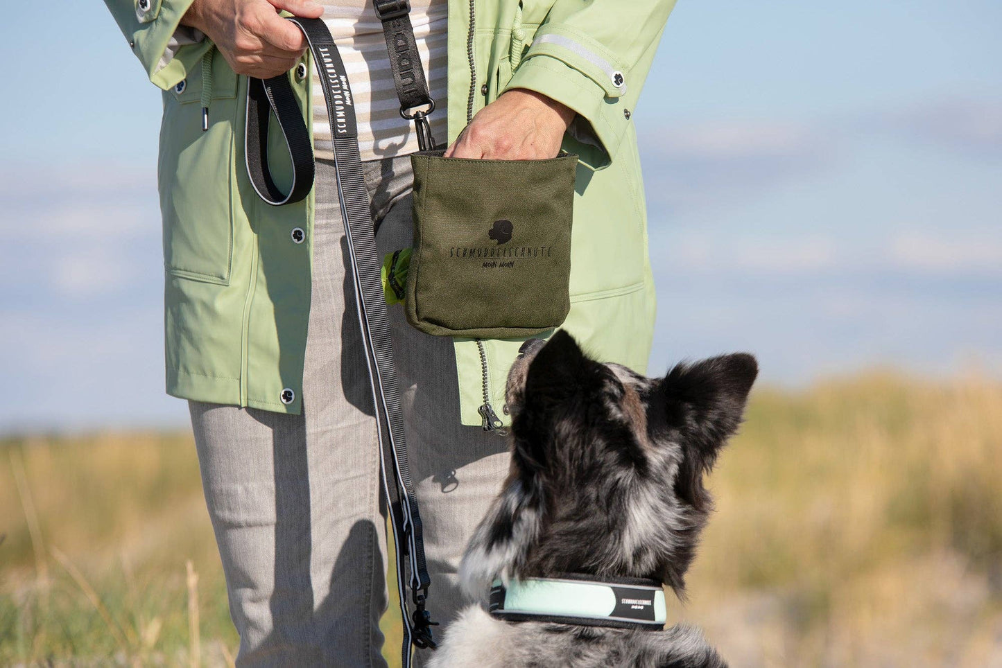 Schmuddelschnute - Hundehalsband "Allwedda" Mint