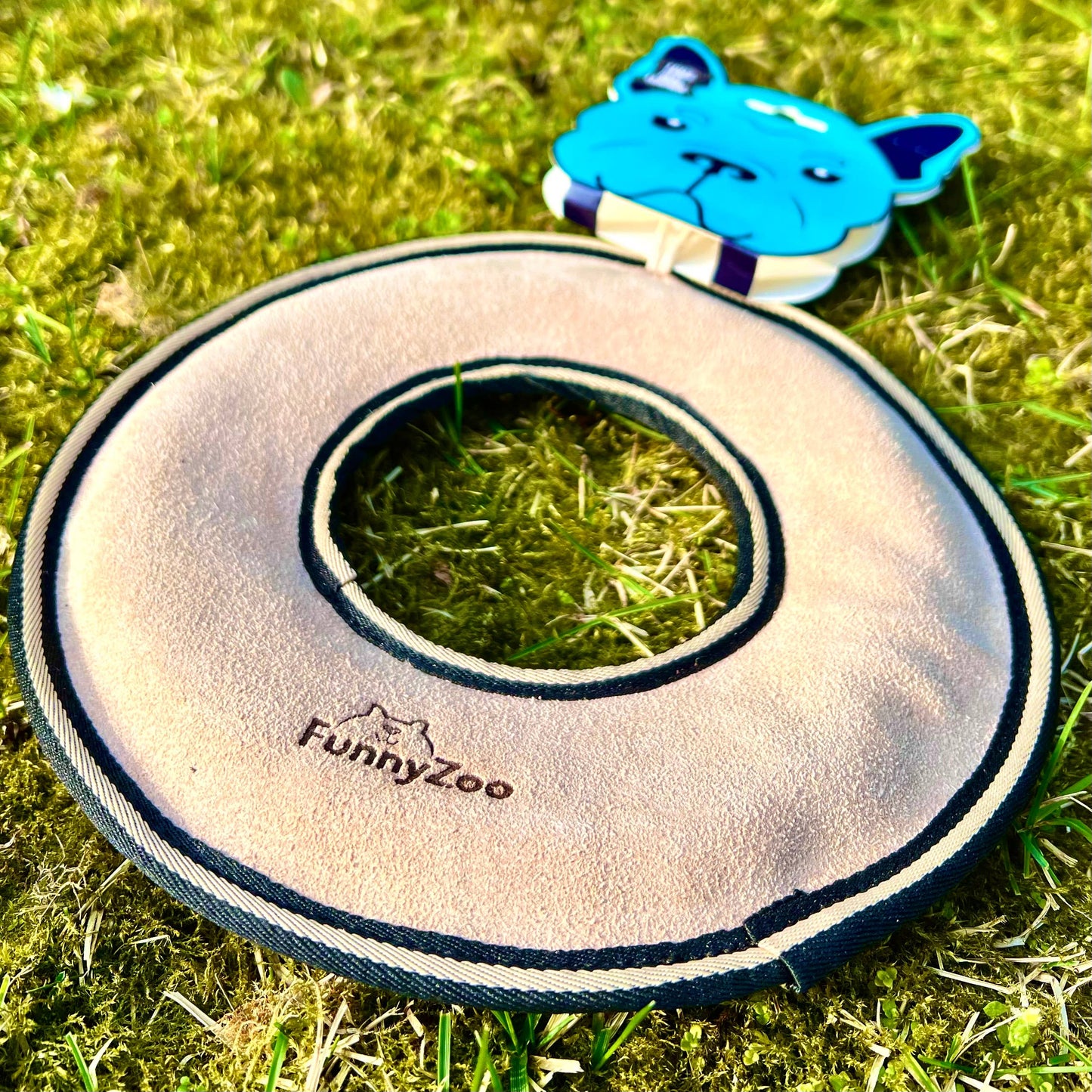Funny Zoo - Frisbee-Hundespielzeug aus Wildleder