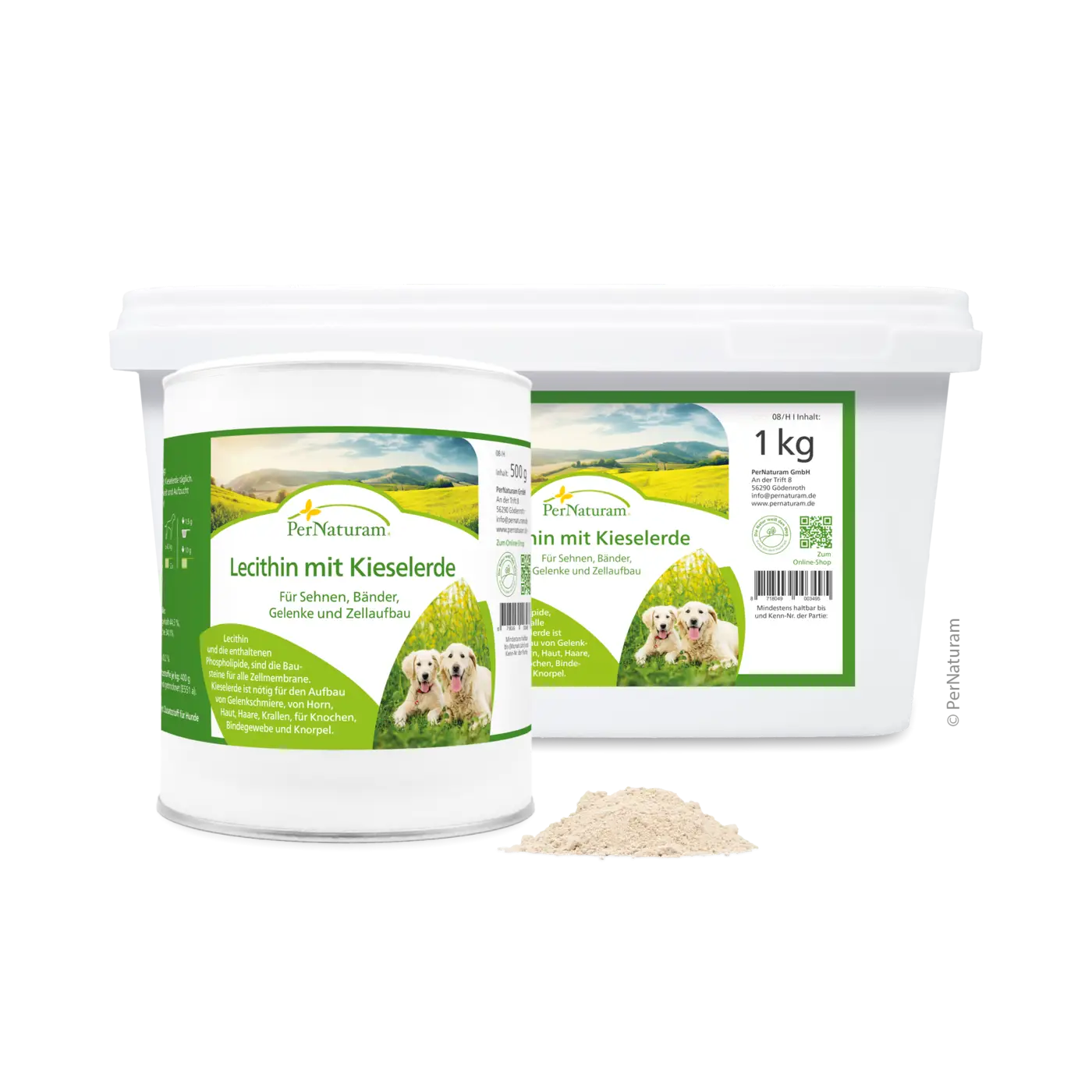PerNaturam - Lecithin mit Kieselerde - 500g