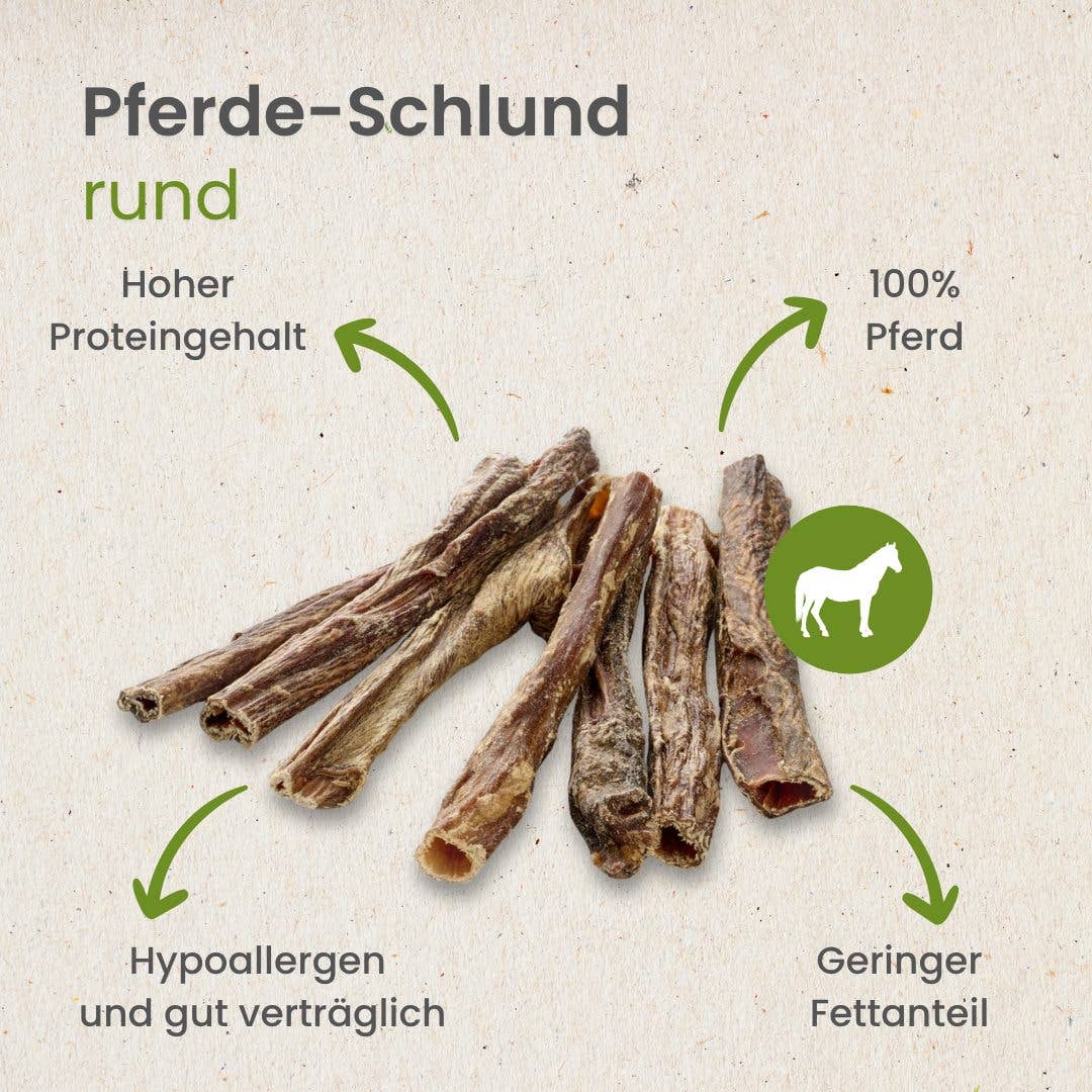 Kauartikel.com - Pferde-Schlund, rund - 250g