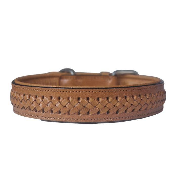 Kay-Line - Leder Halsband CINNAMON