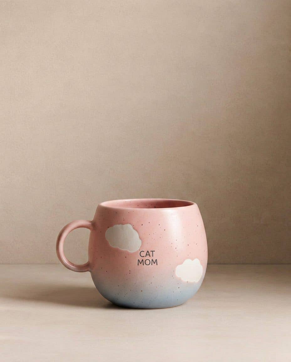 Egg Back Home - Cloud Sunset Tasse 500 ml für Katzenliebhaberinnen