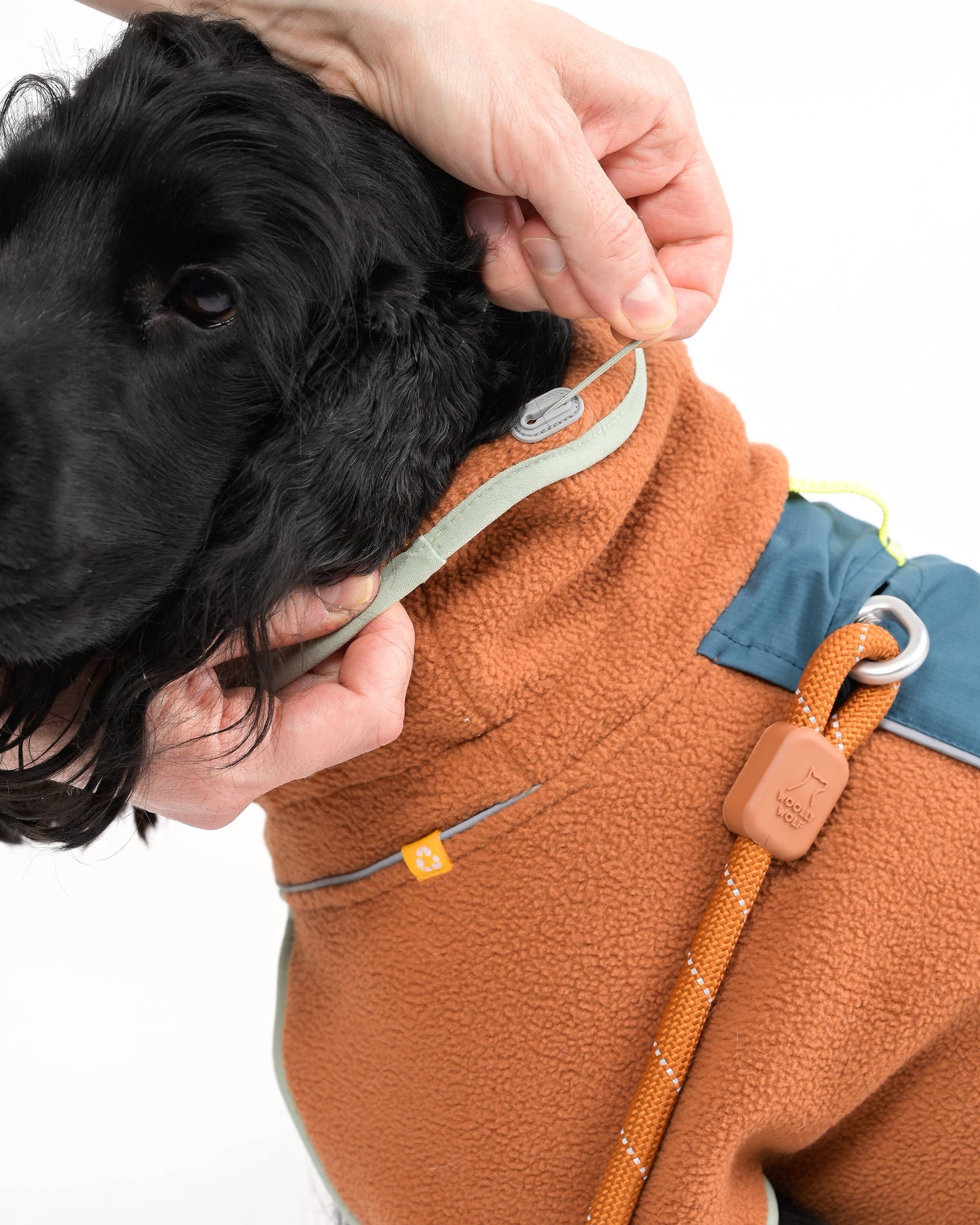 Wolly Wolf - Alpha 360 Fleece-Pullover Terrakotta