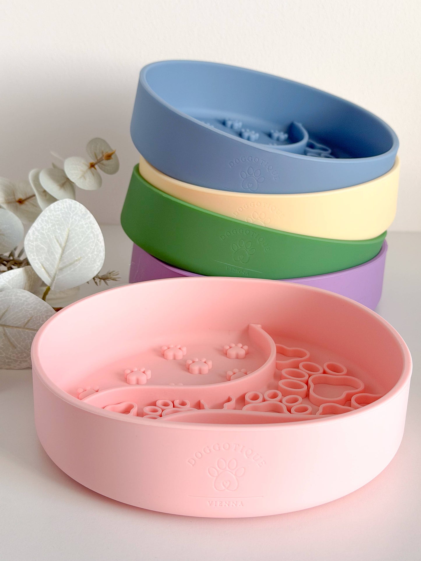 Doggotique - Slow Bowl Doggo Paws, Futternapf für Hunde, Futtermatte 
