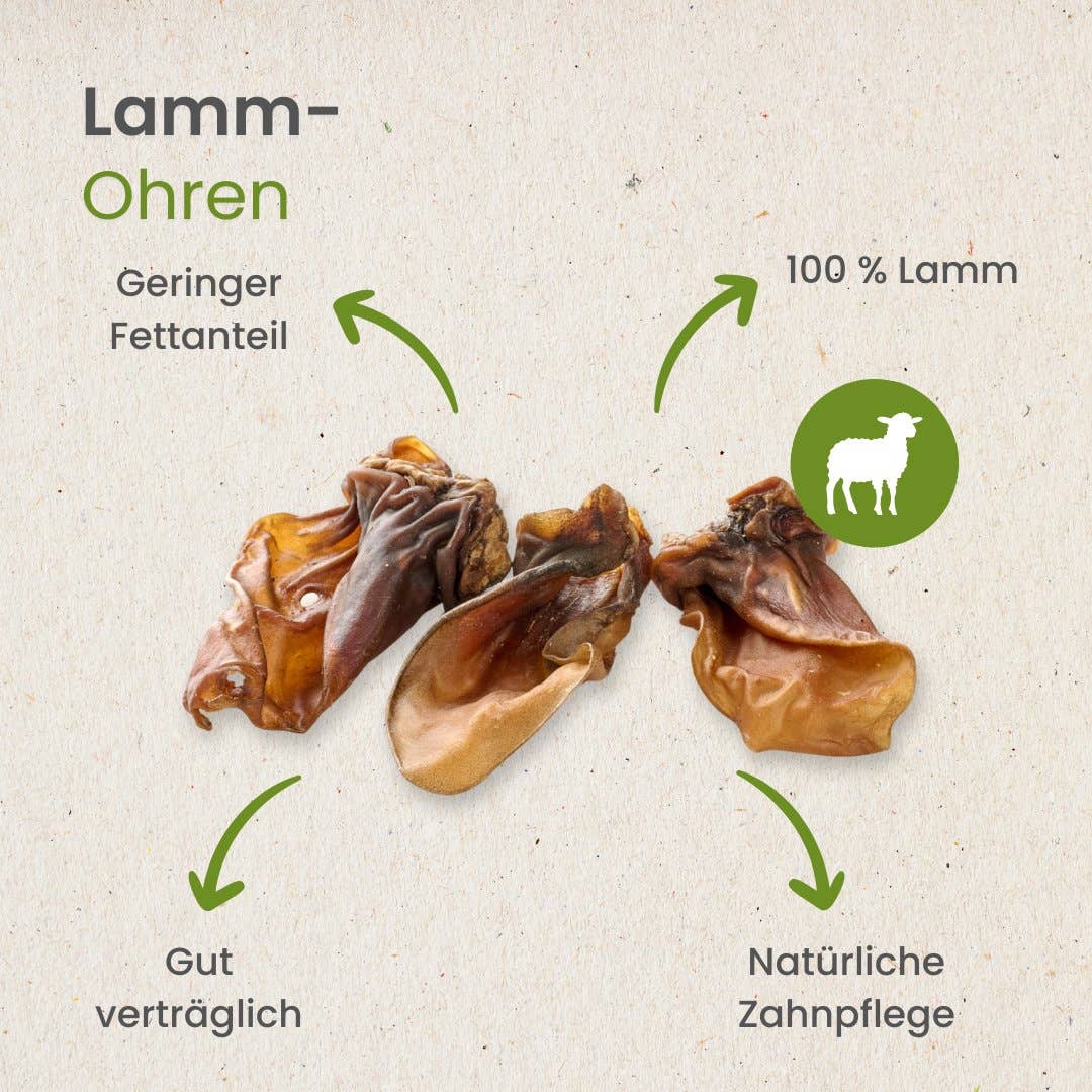 Kauartikel.com - Lamm-Ohren - 250g