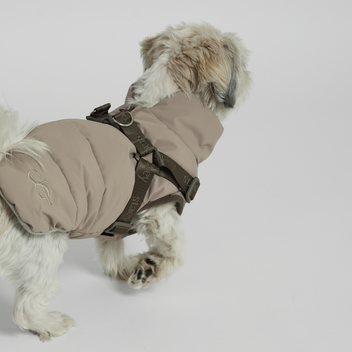 Staey - Vera Hundemantel mit Geschirr | Sand