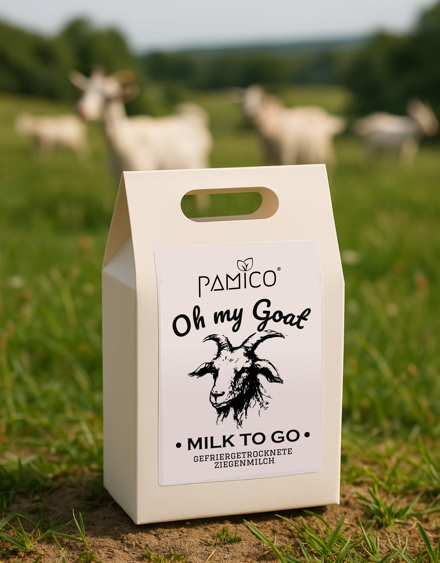 Pamico - Ziegenmilch gefriergetrocknet - oh my goat milk to go - für Hunde & Katzen