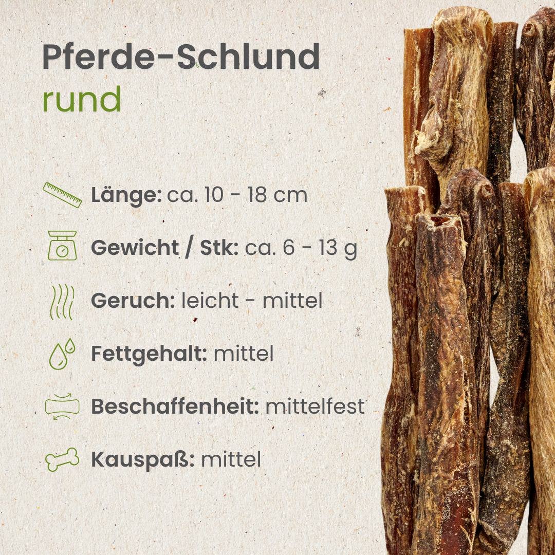 Kauartikel.com - Pferde-Schlund, rund - 250g