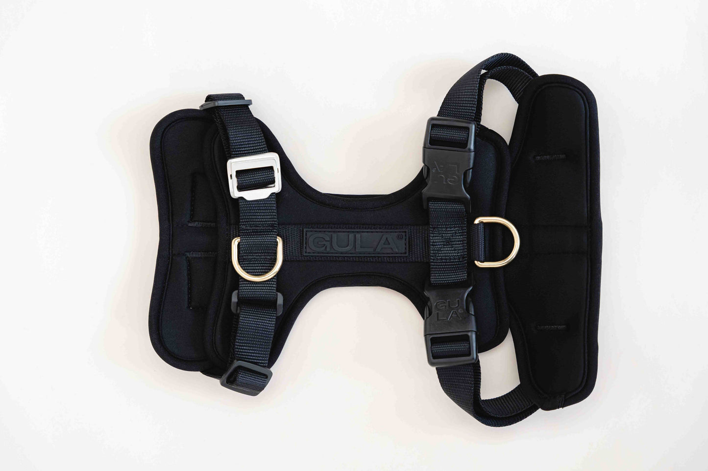 GULA - Hundegeschirr - Ganz in Schwarz