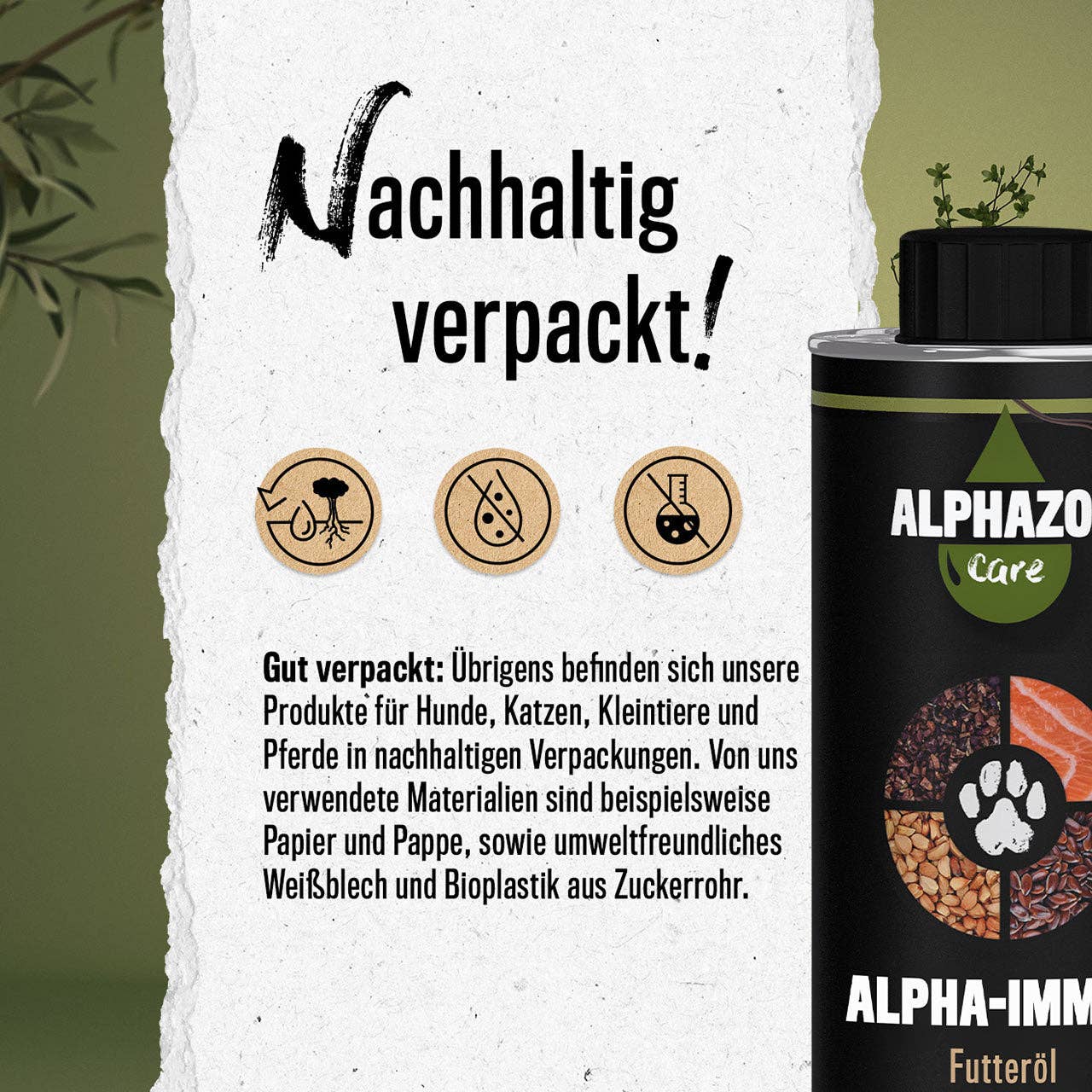 Alphazoo - Alpha-Immun Futteröl