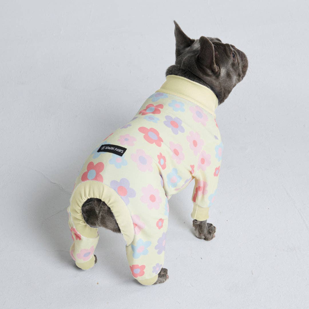 Hunde-Pyjama - Flower Yellow