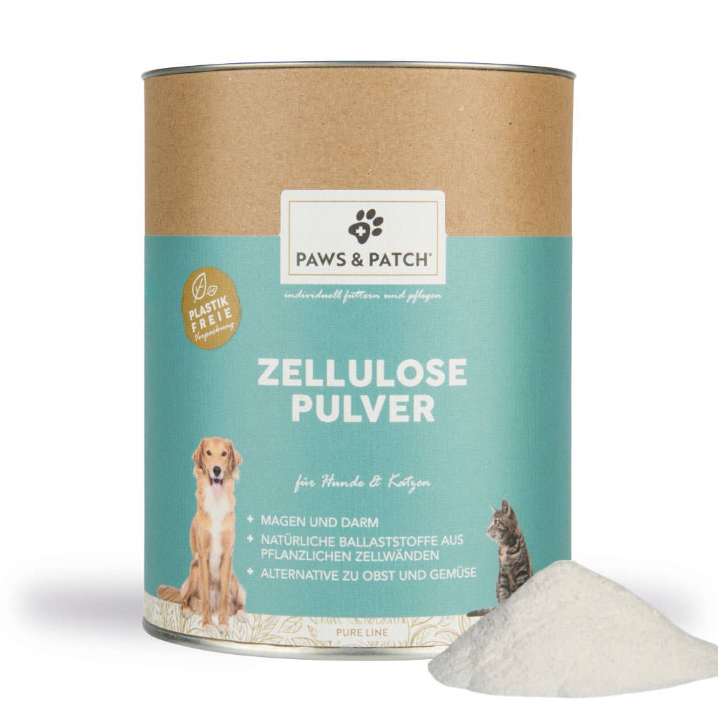 Paws & Patch - Zellulose Pulver Für Hunde Und Katzen