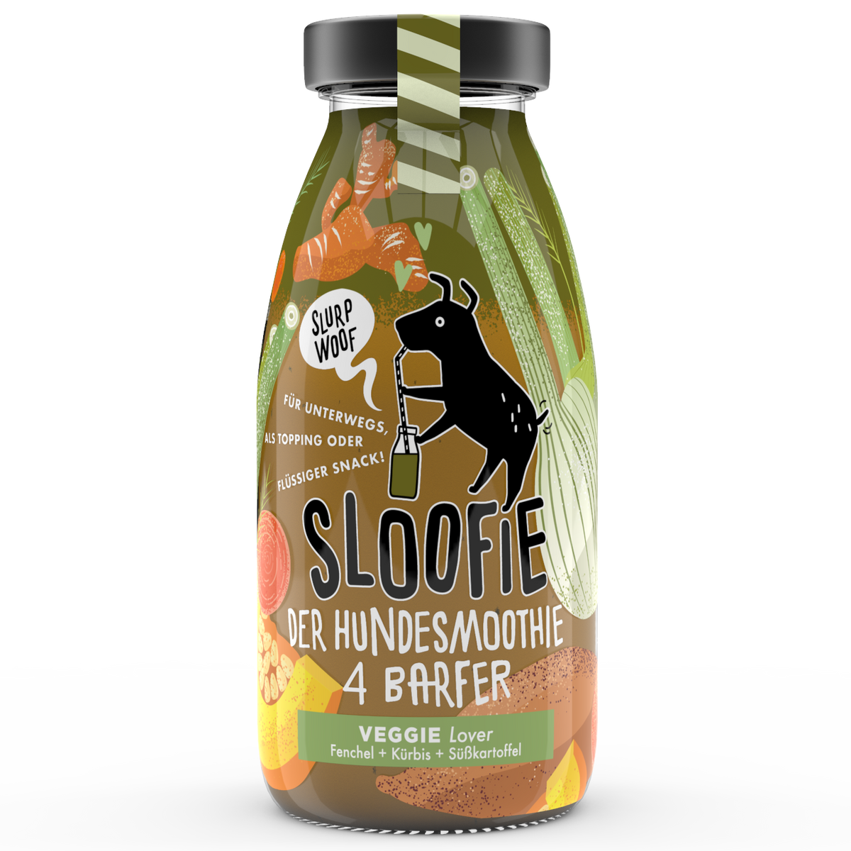 Sloofie - VEGGIE LOVER - Gemüse, Hundesmoothie, Topping, Snack