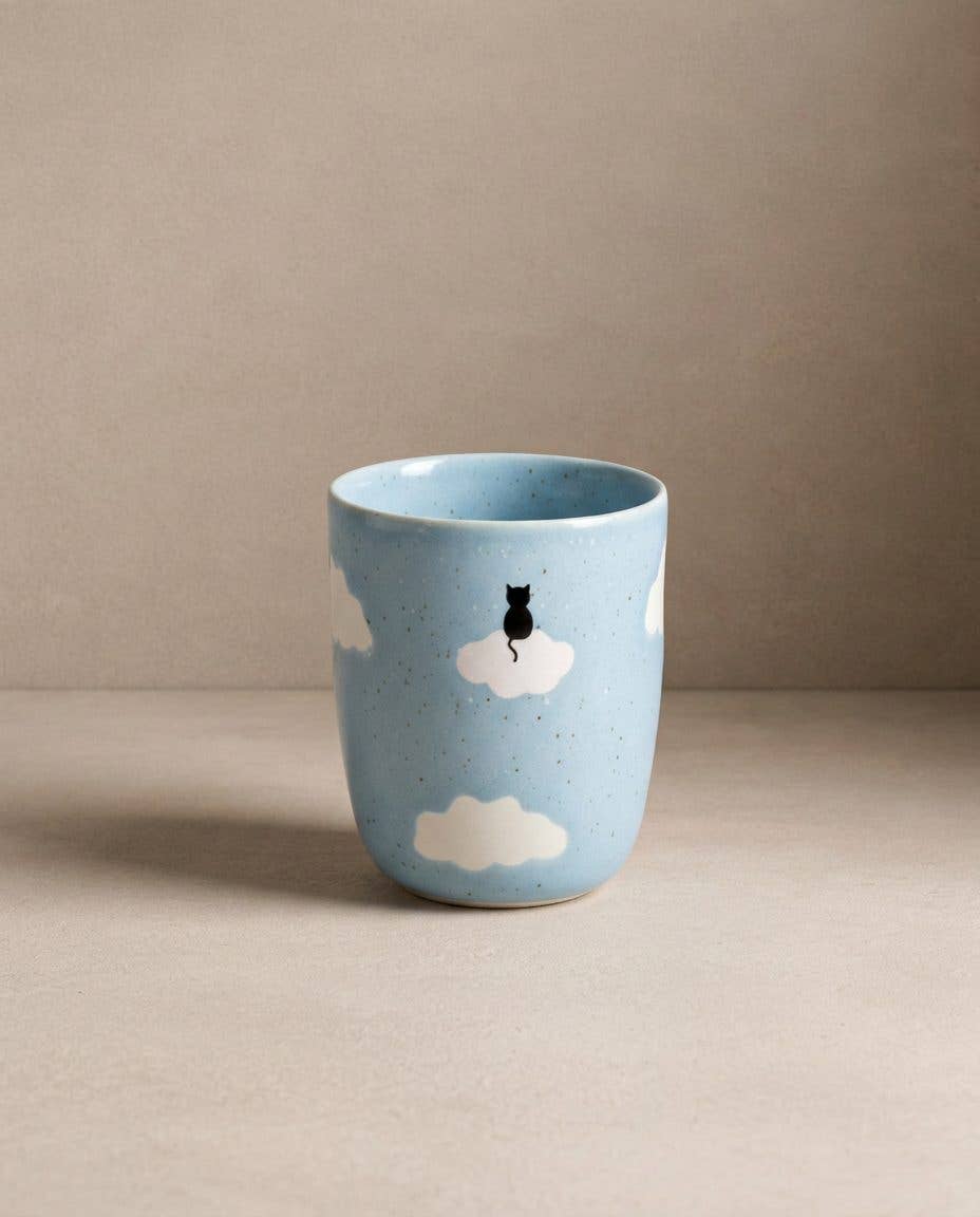 Egg Back Home - Cloud Cat Mom Tasse, 220 ml, mittelgroß