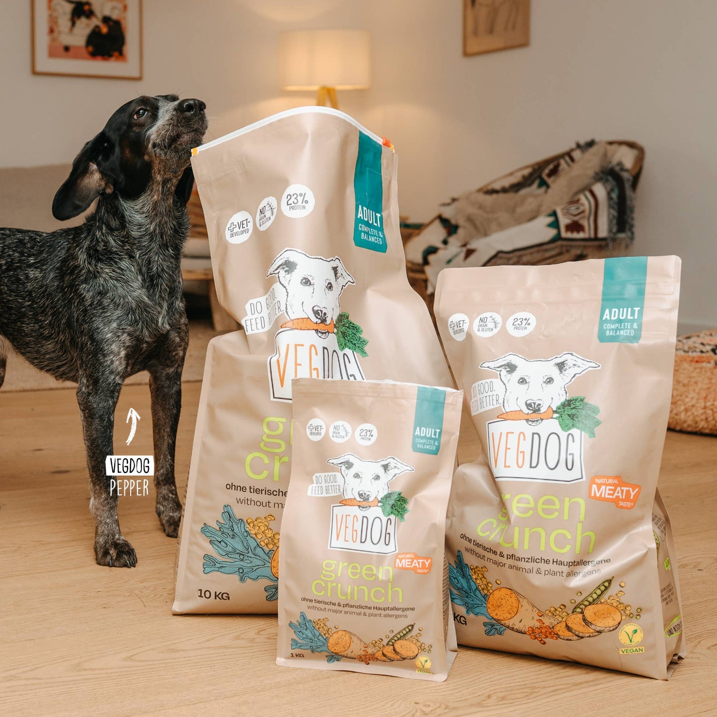 VegDog - GREEN CRUNCH Trockenfutter