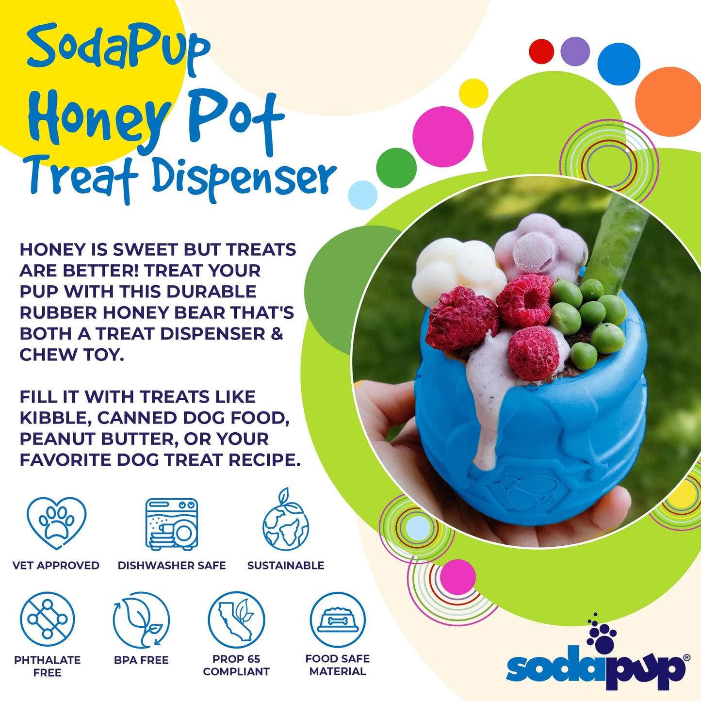 SodaPup - PUP-X Honey Pot - Leckerlispender