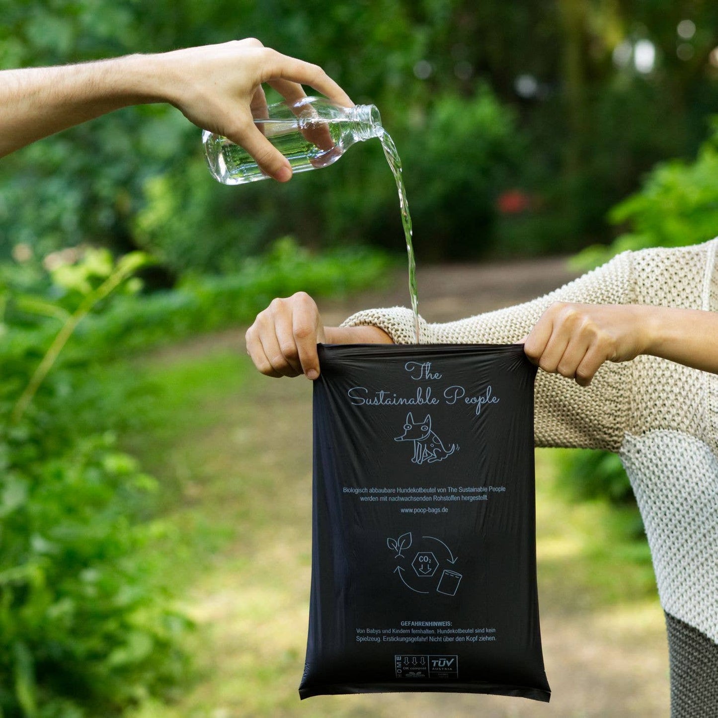 The Sustainable People - Biologisch abbaubare Hundekotbeutel ohne Henkel (120 Beutel)