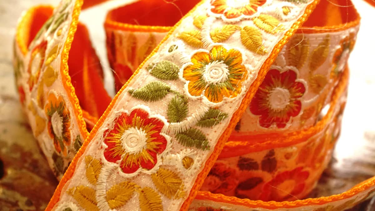 Hundsfutter - „Summertime“ Halsband- und Leinen-Set mit Blumendesign