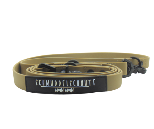 Schmuddelschnute - Hundeleine "Schietwedda" Khaki
