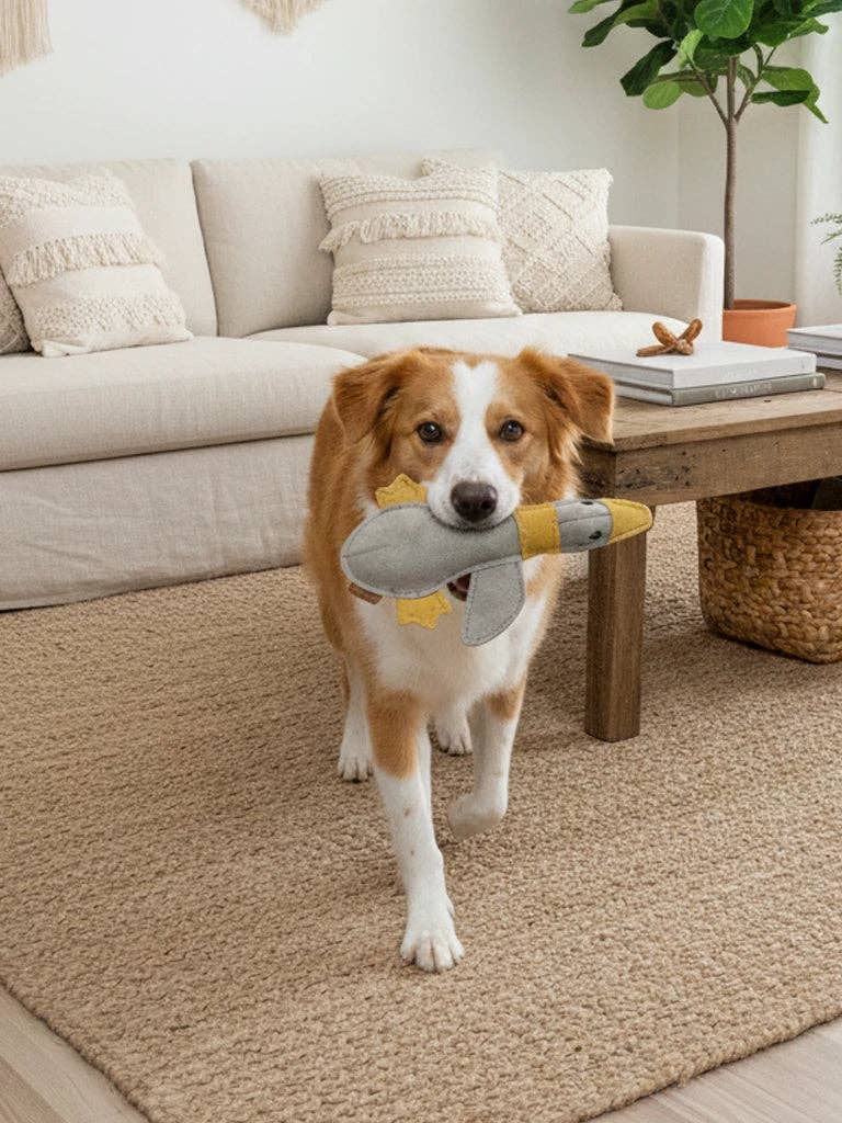 BUDDY - Hundespielzeug aus Leder - "Große Ente"